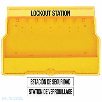MASTER LOCK Lockout Station Unfilled 22 In W, 2CJL4