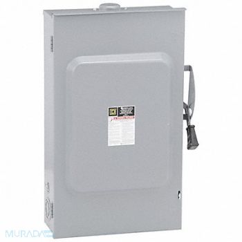 SQUARE D Safety Switch 240VAC 2PST 200 Amps AC, 2CL72