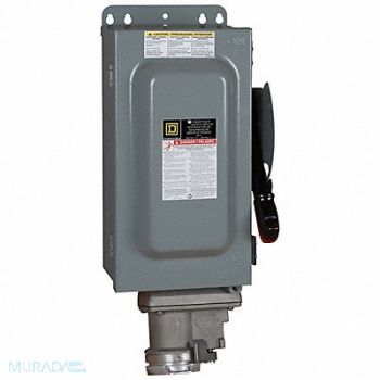 SQUARE D Safety Switch 600VAC 3PST 60 Amps AC, 2CR06