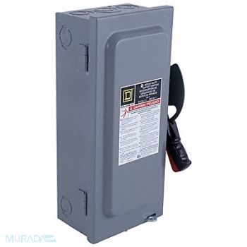 SQUARE D Safety Switch 600VAC/DC 4PST 100 Amps AC, 2CR74