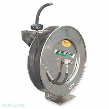 SPEEDAIRE Spring Return Hose Reel 1/2 MNPT 50 ft, 2CUD4