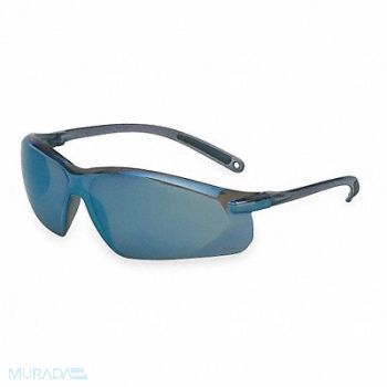 HONEYWELL UVEX Safety Glasses Blue Mirror ScratchResist, 2CVG9