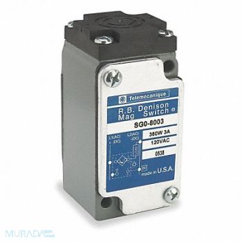 TELEMECANIQUE SENSORS Rectngulr Proxmity Sensr Magnetc 120V NO, 2CW11