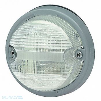 GROTE Back Up Lamp Round Gray 3-7/8 dia., 2CWN2
