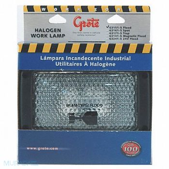 GROTE Flood Light Rectangular Halogen 5 H, 2CWP9