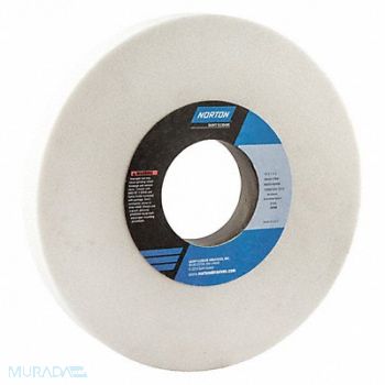 NORTON Grinding Wheel T1 10x1x3 AO 60G Med Wht, 2D378