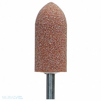 NORTON Vitrified Mounted Point 7/8 x 2in 60G, 2D823