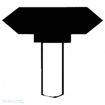 NORTON VitrifiedMountedPoint 1-1/4 x 1/4in 60G, 2D832