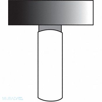 NORTON Vitrified Mounted Point 1-1/2 x1in 60G, 2D904