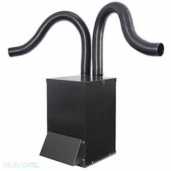 EXTRACT-ALL Air Cleaning System 4.4 ft L Hose 2 Arms, 2DBV6