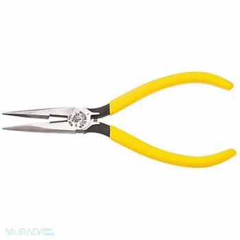 KLEIN TOOLS Needle Nose Plier 6-5/8 L Serrated, 2DEW4