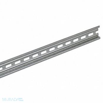 SQUARE D DIN Mtg Chl Prepunched IEC Galv Steel, 2DF49