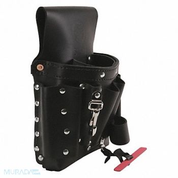 KLEIN TOOLS Black Tool Pouch Leather, 2DFT6