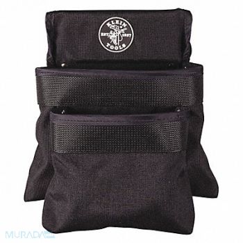 KLEIN TOOLS Black Tool Pouch Ballistic Nylon, 2DFV4