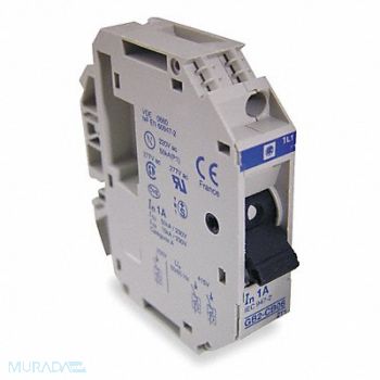 SCHNEIDER ELECTRIC Circuit Protector 1 A 16 AWG 12 AWG, 2DG38