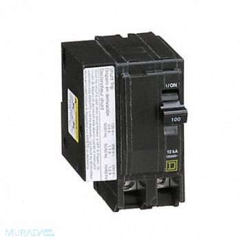 SQUARE D Circuit Breaker 100A Plug In 120/240V 2P, 2DG50