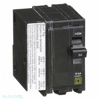 SQUARE D Circuit Breaker 30A Plug In 120/240V 2P, 2DG61