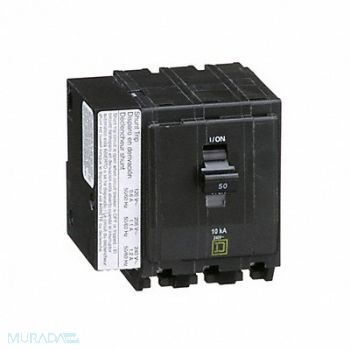 SQUARE D Circuit Breaker 50A Plug In 120/240V 3P, 2DG88