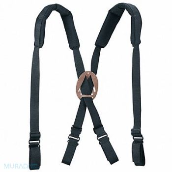KLEIN TOOLS Suspenders Black Universal Adjustable, 2DGJ4