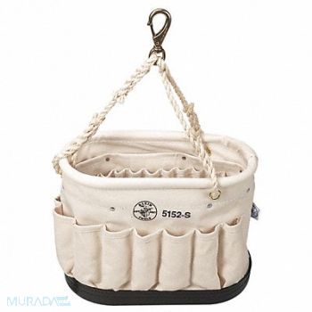 KLEIN TOOLS Bucket Bag Canvas Straight Wall OffWhite, 2DGU2