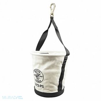 KLEIN TOOLS Bucket Bag Canvas Tapered Wall OffWhite, 2DGU5