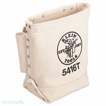 KLEIN TOOLS Tan Tool Pouch Canvas, 2DGU7