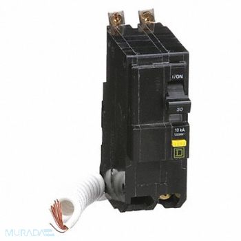 SQUARE D Circuit Breaker 30A Bolt On 120/240V 2P, 2DH06