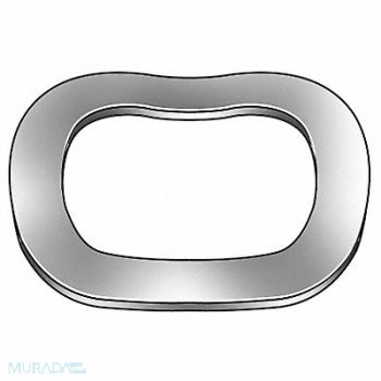 GRAINGER APPROVED WvWsh SStl #2 Sngl 0.13x0.04in 10PK, 2JHZ7