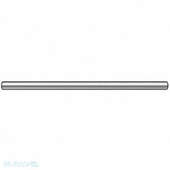 GRAINGER APPROVED Int Thrd Rd Znc Stl 1/4 -28 Rnd 12in 1PK, 2DLY3