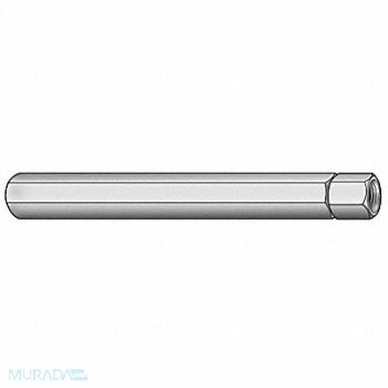 GRAINGER APPROVED Int Thrd Rd Pln Almn 1/2 -20 Hx 12in 1PK, 2DLT5