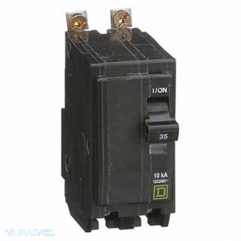 SQUARE D Circuit Breaker 35A Bolt On 120/240V 2P, 2DM70