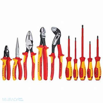 KNIPEX Insulated Tool Set 10 pc., 2DZE1