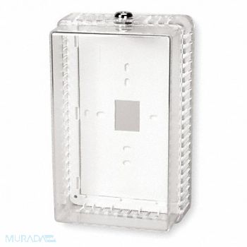 GRAINGER APPROVED Tstat Guard Plast 9 11/16x6 3/16x3 7/8in, 2E706