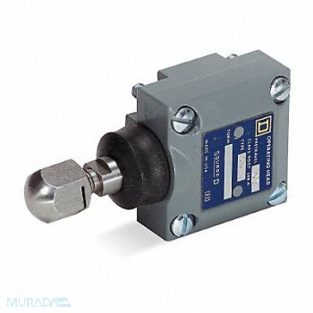 SQUARE D Lmt Swtch Head Push Rd Plngr Top 1.24 in, 2EG62