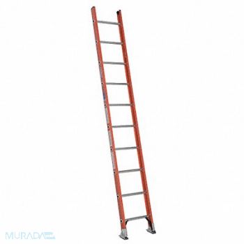 WERNER Ladder 10 ft.H 19 in W Fiberglass, 2EJG3