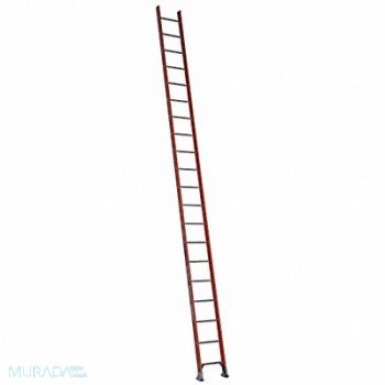 WERNER Ladder 20 ft.H 19 in W Fiberglass, 2EJG7