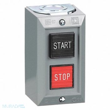 SQUARE D Push Bttn Cntrl Statn 2NO Start/Stop, 2EK19