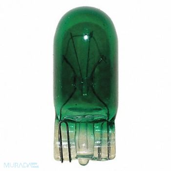 LUMAPRO Mini INC Bulb T3-1/4 Green 3.78W PK10, 2EKV3