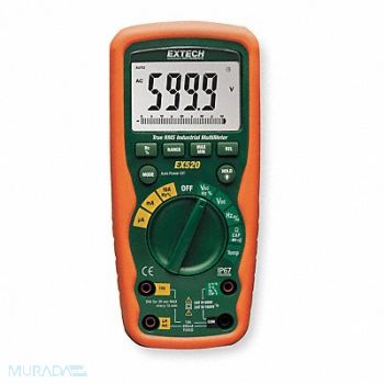 EXTECH Digital Multimeter 20A 1000V, 2ELP6