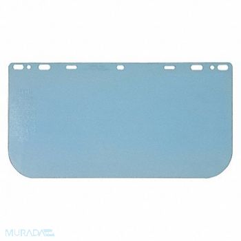 MCR SAFETY Faceshield Visor Polycarb Clr 8x15-1/2in, 2ELR5