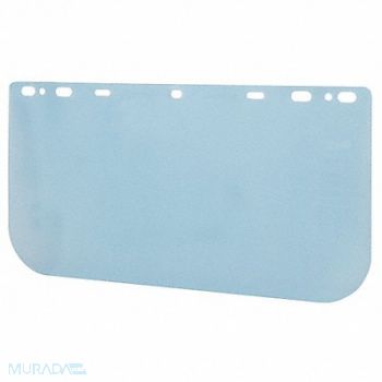 MCR SAFETY Faceshield Visor Polycarb Clr 8x16, 2ELR4