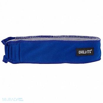 CHILL-ITS BY ERGODYNE Headband Blue One Size Terrycloth, 2EMH9