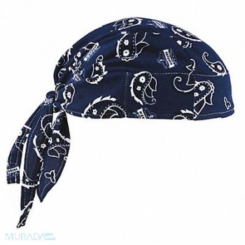 CHILL-ITS BY ERGODYNE Dew Rag Navy Universal, 2EMK1