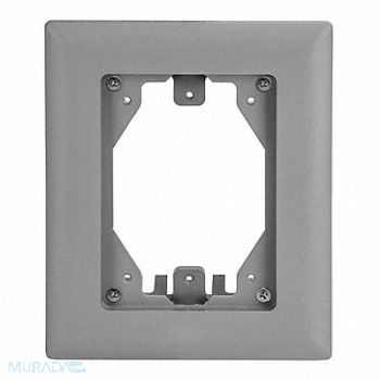 HUBBELL WIRING DEVICE-KELLEMS Floor Box Carpet Flange 1-Gang, 2EMN4