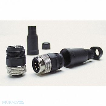 BRAD HARRISON Internal Thread Connector 4 Male 15 AWG, 2ENU2