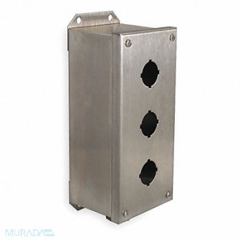 SCHNEIDER ELECTRIC Pushbutton Enclosure 10.24 in H 304 SS, 2EP88