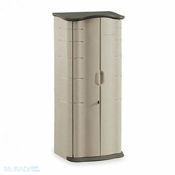 RUBBERMAID COMMERCIAL PRODUCTS Outdoor Storage Shed 25 inx72 inx30 in, 2ERW6