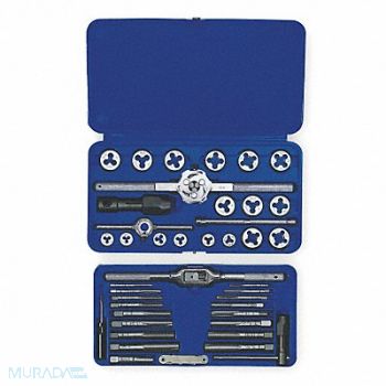 IRWIN HANSON Tap/Die Set 41pc NC NF NPT, 2ETL3