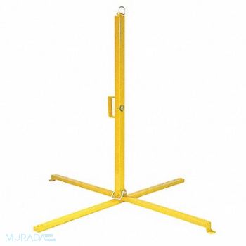 GUARDIAN Single Stanchion 39 in H Steel, 2ETP2