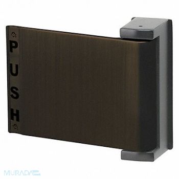 ADAMS RITE D1074 Deadlatch Paddle LH Dark Bronze, 2EUT5